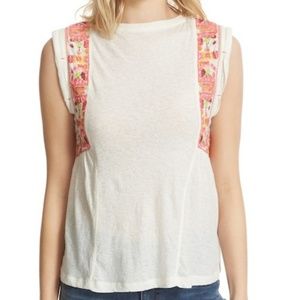 Free People Marcy Tank Top Ivory